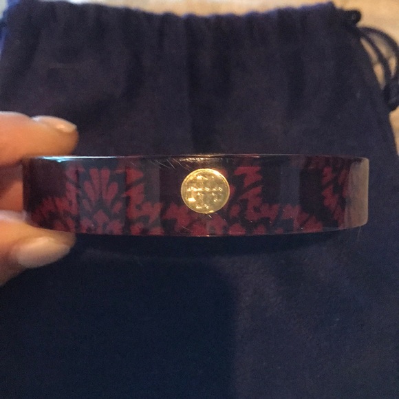 Tory Burch red purple bangle - Picture 2 of 3